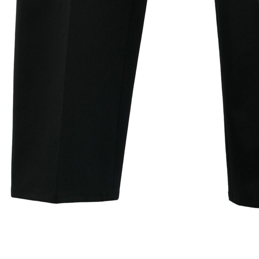 Prada - Logo Rubber Patch Slacks - S - Black - Wo… - image 3